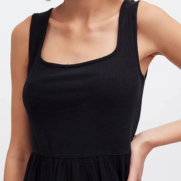 Madewell Black Knit Tank Midi Dress XXS - Picture 5 of 6
